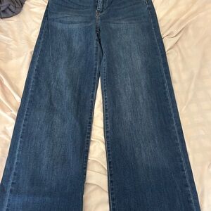 Fashion Nova Dark Blue Flare Jeans